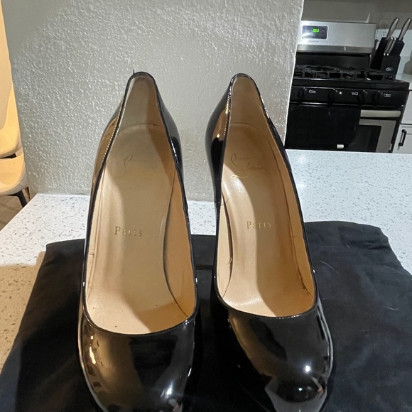 Christian louboutin Bianca patent black leather heels - Picture 4 of 5